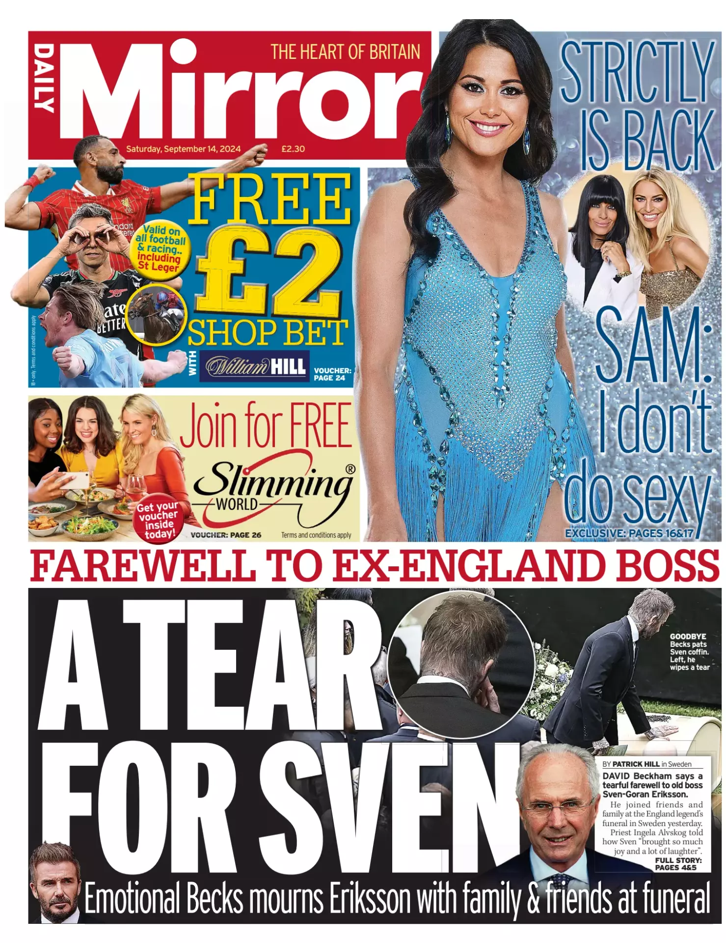 Prima-pagina-Daily Mirror-edizione-di-oggi-14-09-2024